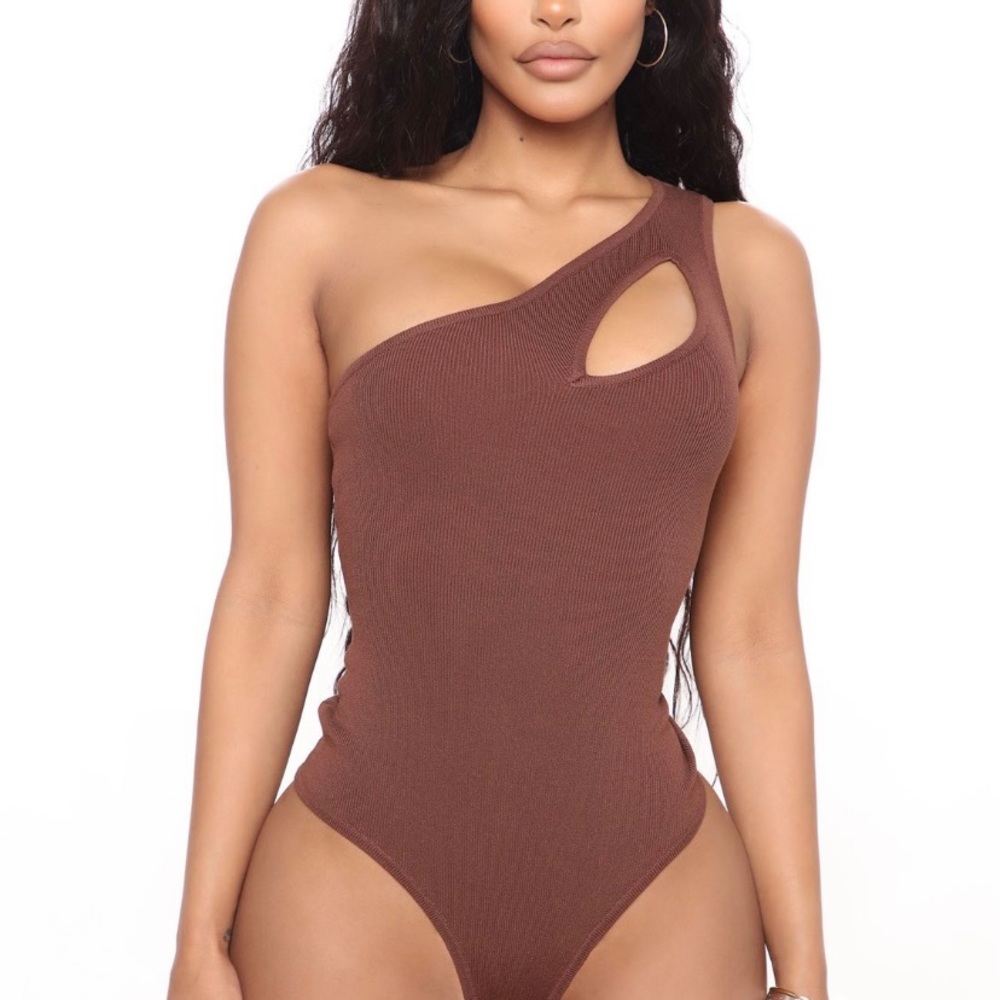 Fashion Nova Brown Bodysuit